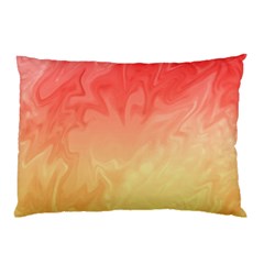 Ombre Orange Yellow Pillow Case (two Sides)