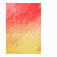 Ombre Orange Yellow Small Garden Flag (two Sides)