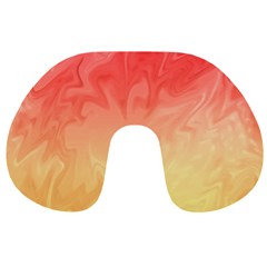 Ombre Orange Yellow Travel Neck Pillows