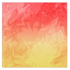 Ombre Orange Yellow Large Satin Scarf (square)