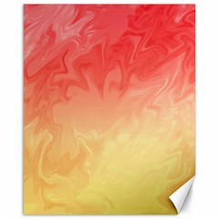 Ombre Orange Yellow Canvas 16  X 20   by BrightVibesDesign