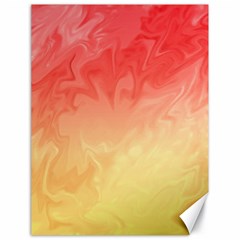 Ombre Orange Yellow Canvas 18  X 24   by BrightVibesDesign