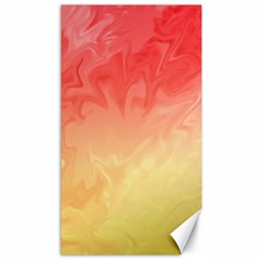 Ombre Orange Yellow Canvas 40  X 72   by BrightVibesDesign