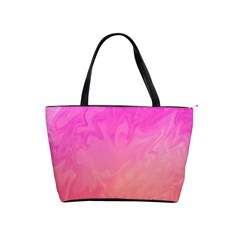 Ombre Pink Orange Shoulder Handbags by BrightVibesDesign