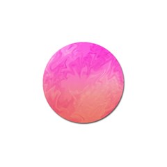 Ombre Pink Orange Golf Ball Marker by BrightVibesDesign