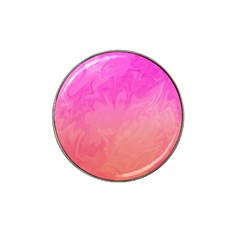 Ombre Pink Orange Hat Clip Ball Marker by BrightVibesDesign