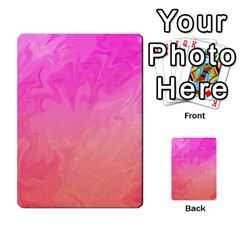 Ombre Pink Orange Multi-purpose Cards (rectangle) 