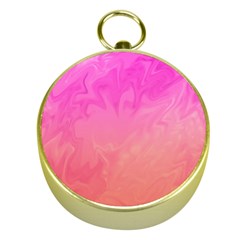 Ombre Pink Orange Gold Compasses