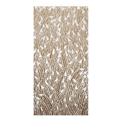 Brown Ombre Feather Pattern, White, Shower Curtain 36  X 72  (stall) by Zandiepants