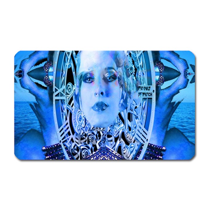 Clockwork Blue Magnet (Rectangular)