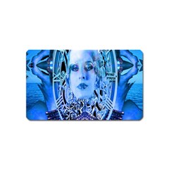 Clockwork Blue Magnet (name Card) by icarusismartdesigns