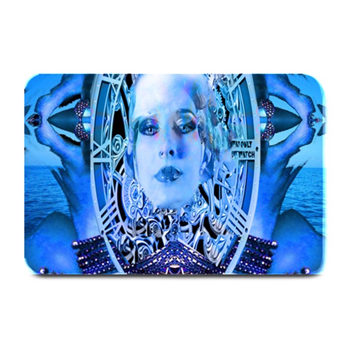 Clockwork Blue Plate Mats