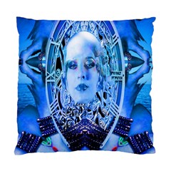 Clockwork Blue Standard Cushion Case (one Side)