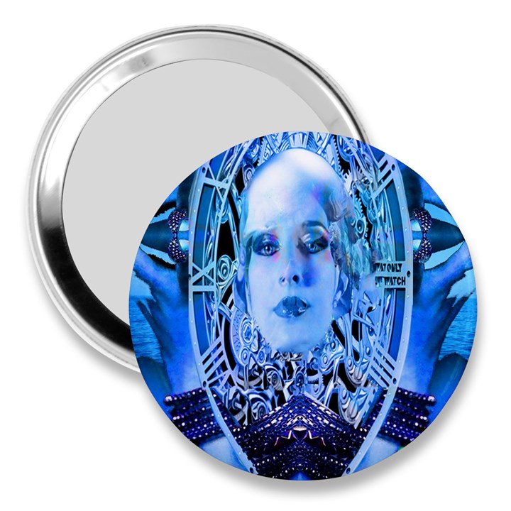 Clockwork Blue 3  Handbag Mirrors