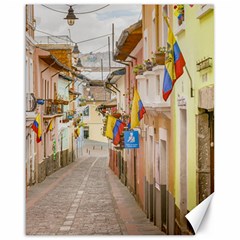 La Ronda Street Quito Ecuador Canvas 16  X 20   by dflcprints