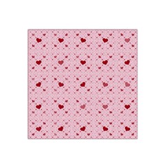 Heart Squares Satin Bandana Scarf