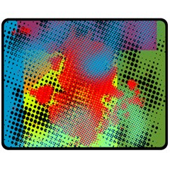 Tiling Lines 5 Fleece Blanket (medium) 