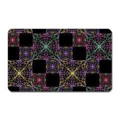 Ornate Boho Patchwork Magnet (rectangular) by dflcprints