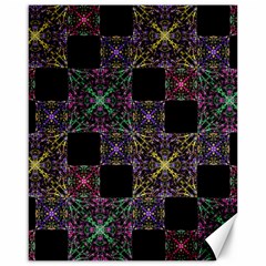 Ornate Boho Patchwork Canvas 16  X 20   by dflcprints