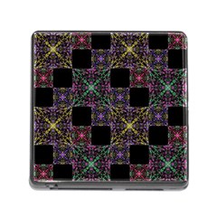 Ornate Boho Patchwork Memory Card Reader (square) by dflcprints