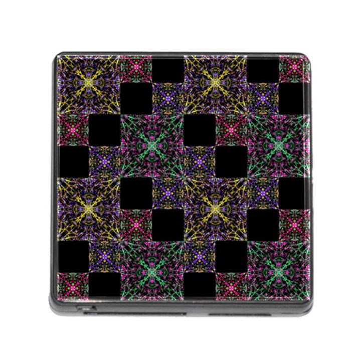 Ornate Boho Patchwork Memory Card Reader (Square)