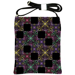 Ornate Boho Patchwork Shoulder Sling Bags by dflcprints