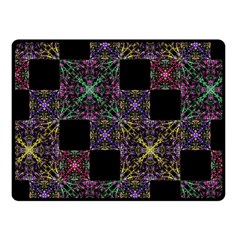 Ornate Boho Patchwork Fleece Blanket (small) by dflcprints