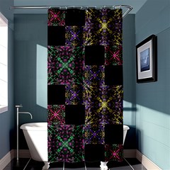 Ornate Boho Patchwork Shower Curtain 36  X 72  (stall) 