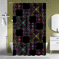 Ornate Boho Patchwork Shower Curtain 48  X 72  (small) 