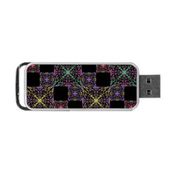 Ornate Boho Patchwork Portable Usb Flash (one Side)