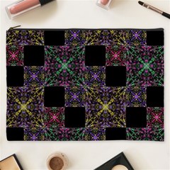 Ornate Boho Patchwork Cosmetic Bag (xxxl)  by dflcprints