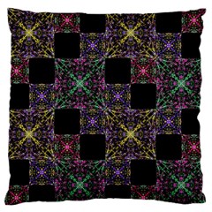 Ornate Boho Patchwork Standard Flano Cushion Case (one Side)