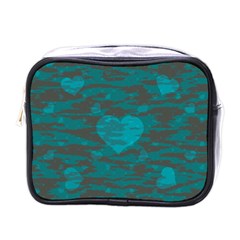 Camo Hearts Mini Toiletries Bags by TRENDYcouture