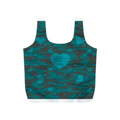 Camo Hearts Full Print Recycle Bags (s) 