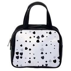 Black Hearts Classic Handbags (one Side) by TRENDYcouture