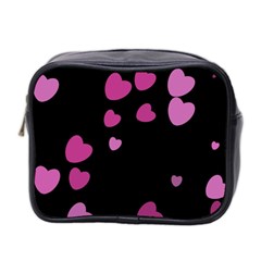 Pink Hearts Mini Toiletries Bag 2-side by TRENDYcouture