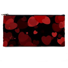 Red Hearts Pencil Cases by TRENDYcouture