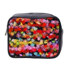 Colorful Brush Strokes                                             Mini Toiletries Bag (two Sides) by LalyLauraFLM