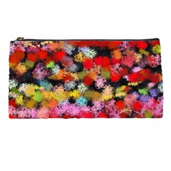 Colorful Brush Strokes                                             	pencil Case by LalyLauraFLM