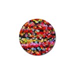 Colorful brush strokes                                             			Golf Ball Marker (4 pack) Front