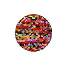 Colorful Brush Strokes                                             			hat Clip Ball Marker by LalyLauraFLM