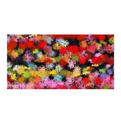 Colorful Brush Strokes                                             Satin Wrap by LalyLauraFLM