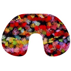 Colorful Brush Strokes                                             Travel Neck Pillow