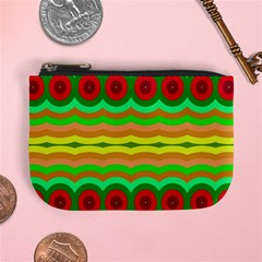 Circles And Waves                                              	mini Coin Purse by LalyLauraFLM