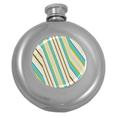 Bent Stripes                                               			hip Flask (5 Oz) by LalyLauraFLM