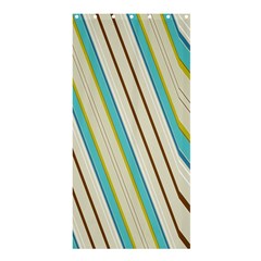 Bent Stripes                                               	shower Curtain 36  X 72 