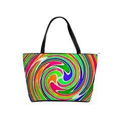 Colorful Whirlpool Watercolors                                                Classic Shoulder Handbag by LalyLauraFLM