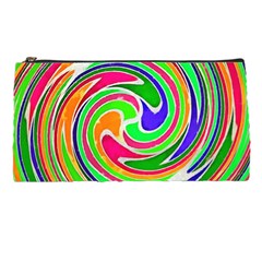 Colorful Whirlpool Watercolors                                                	pencil Case by LalyLauraFLM