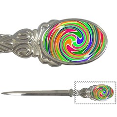 Colorful Whirlpool Watercolors                                                			letter Opener by LalyLauraFLM