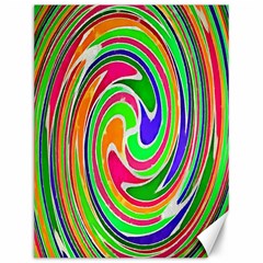 Colorful Whirlpool Watercolors                                                			canvas 12  X 16  by LalyLauraFLM